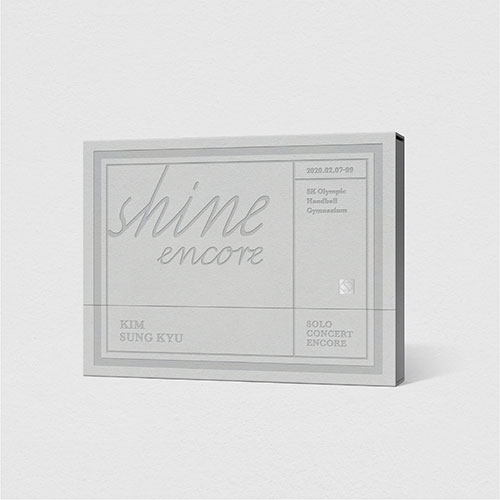 김성규(KIM SUNG KYU) - SOLO CONCERT [SHINE ENCORE] (DVD)